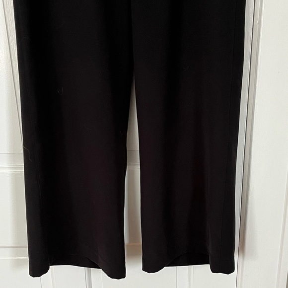 Lululemon Black Loose Fitting Ankle Length Pull on Pants Elastic Waist Ties 6 - Picture 3 of 9